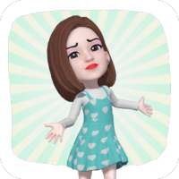 moving stickers for whatsapp - ice girl stickers