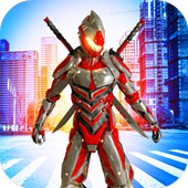 super robot Jungle Run 3D FREE icon