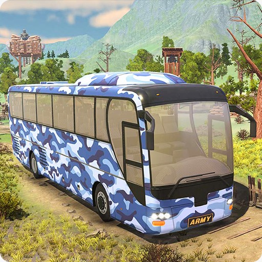 Real Army Bus Driving Games 3D icon