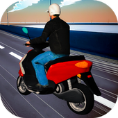 3D scooter Racing icon