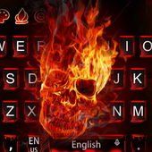 Fire Skull Keyboard icon