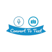 Convert Image and Audio To TEXT icon