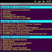 Daily Health Calculator