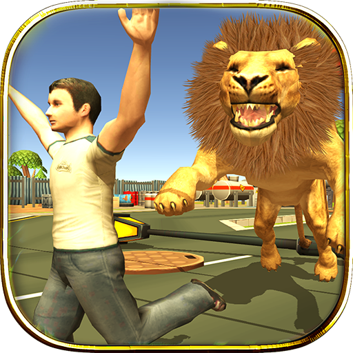 Wild Animal Zoo City Simulator icon