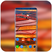 Theme for redmi 4A | nature Fields wallpaper icon