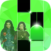 Night Falls - Descendants Piano Tiles Game icon