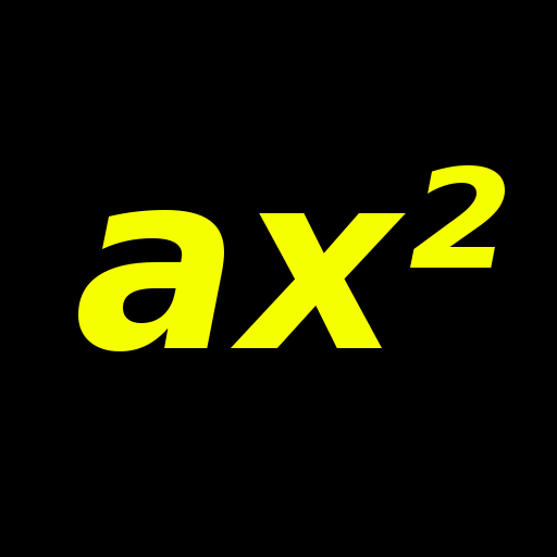 Quadratic formula icon