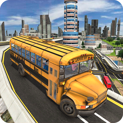 School Coach Bus Driver Game icon