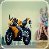 Racing Bike Photo Frame on 9Apps