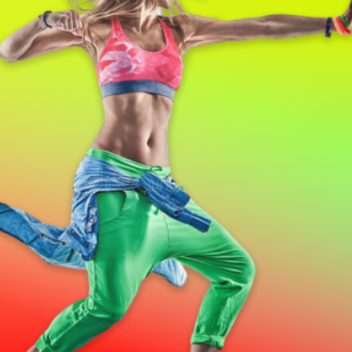 Free home aerobics with music icon