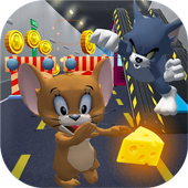 Subway Jerry And Cat Escape Run icon