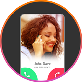 Photo Caller Screen أيقونة