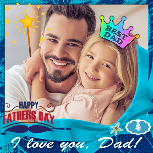 Father's Day Photo Frame 2021 - Happy Father's Day icon