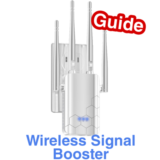 wireless signal booster guide icon