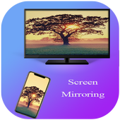Screen Mirroring  for  smart TV icon