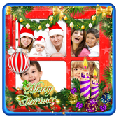 Christmas photo Collage New icon