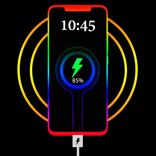 Battery Charging Animation 3D icon