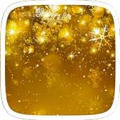 الذهب عيد الميلاد سمة القلب on 9Apps