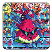 Shaking Doodle Watermelon Keyboard icon