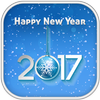 New Year 2017 Zipper Lock icon
