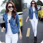 Women Jeans Photo Suit