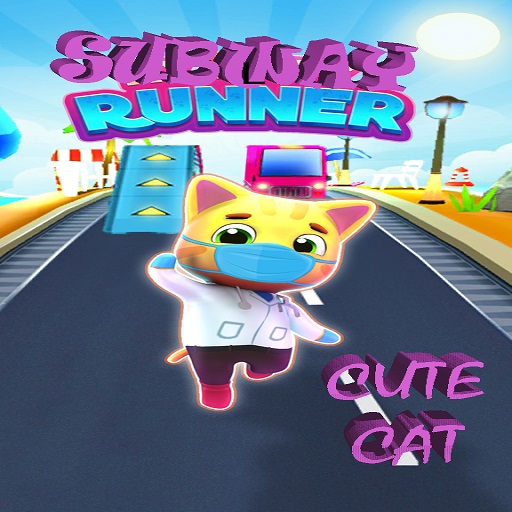 Subway Runner Cute Cat icon
