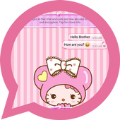 ikon Wa Pink Butterfly Theme