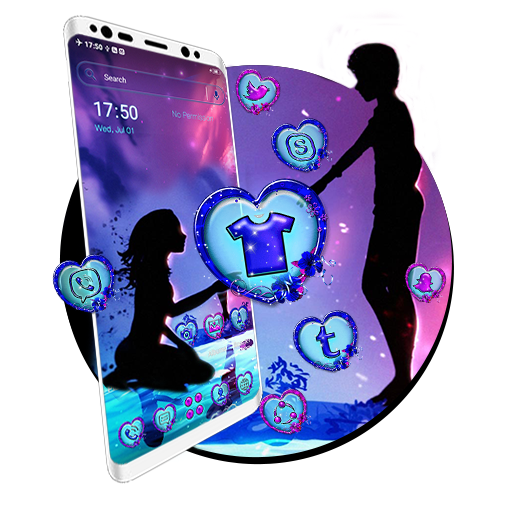 Love Couple Launcher Theme icon