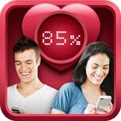 Love Calculator (%) Simulator