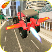 Flying Tractor Driver - Futuristic Flight icon