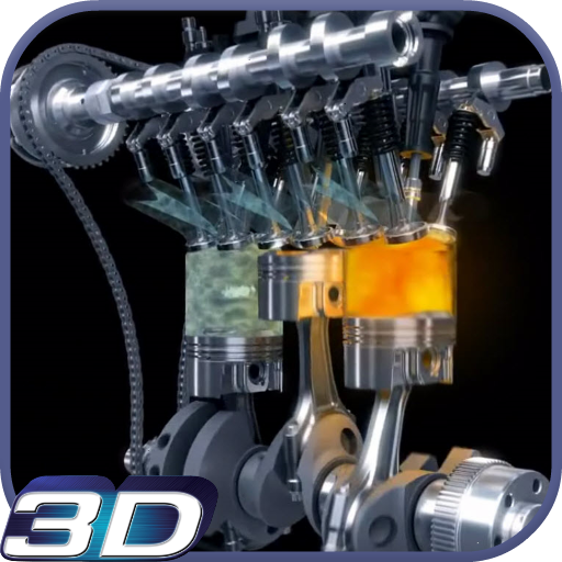 Мощный двигатель 3D живые обои иконка
