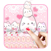 Lovely Cute Kitty Keyboard icon