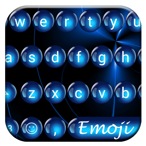Spheres Blue Emoji Keyboard icon