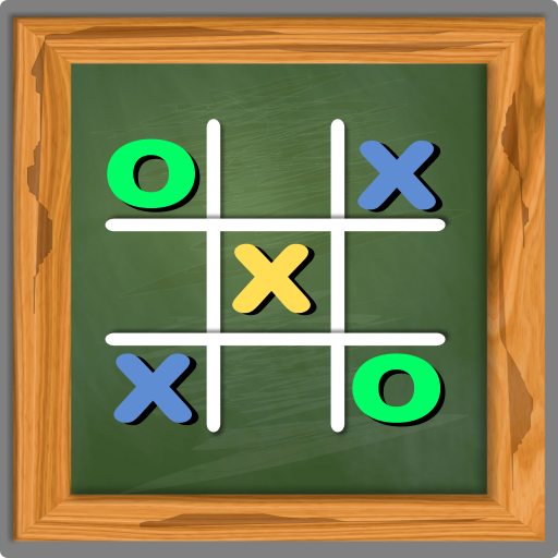 Tic Tac Toe Chalkboard icon