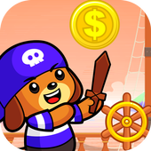 Black Pirate Jump Sails: Free icon