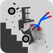 Stickman Dismounting icon