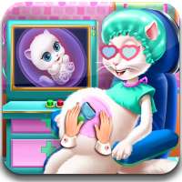 kittie Hamil check up - ema permainan kucing hamil on 9Apps