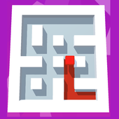 Roller Maze paint Ball أيقونة