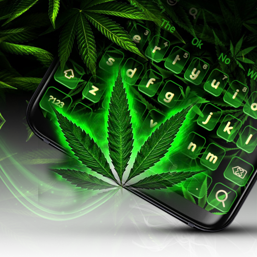 Green Weed Keyboard icon