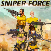 Sniper Force ; sniper 3d gun shooter game icon