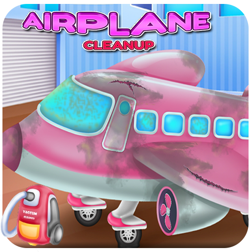 Dirty Airplane Cleanup &amp; Fixing Games icon