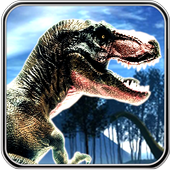 الديناصور هنتر حيوانات اعتداء أيقونة