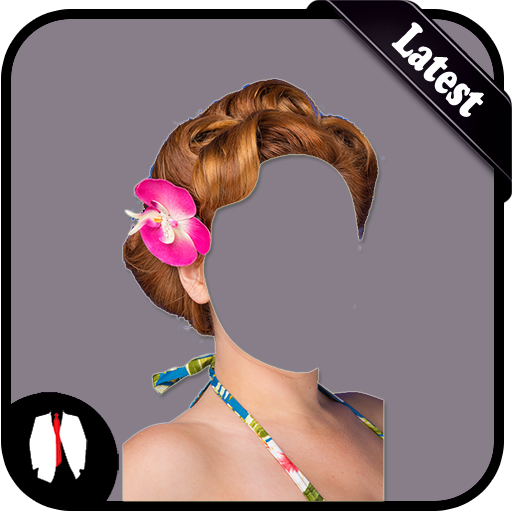 Flowers Hairstyle Photo Editor icon