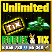 Unlimited Robux and Tix For Roblox Simulator icon