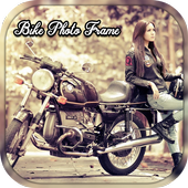 Bike photo frame icon