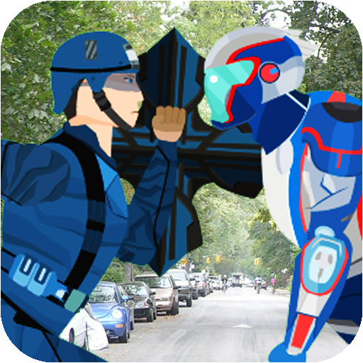 Super Soldier vs Justice Bot Street Brawl icon