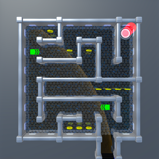 Maze 3D in space icon