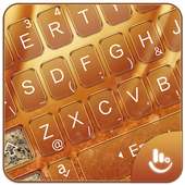 Gold Silk Luxury Keyboard Theme on 9Apps