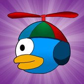 Flappy Helicopter bird icon