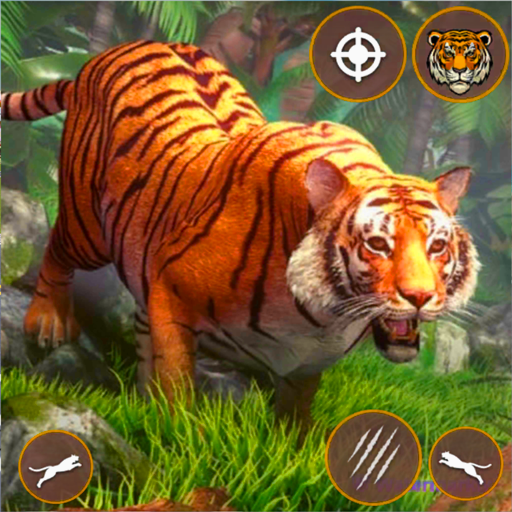 Angry Wild Tiger Game 2023 icon